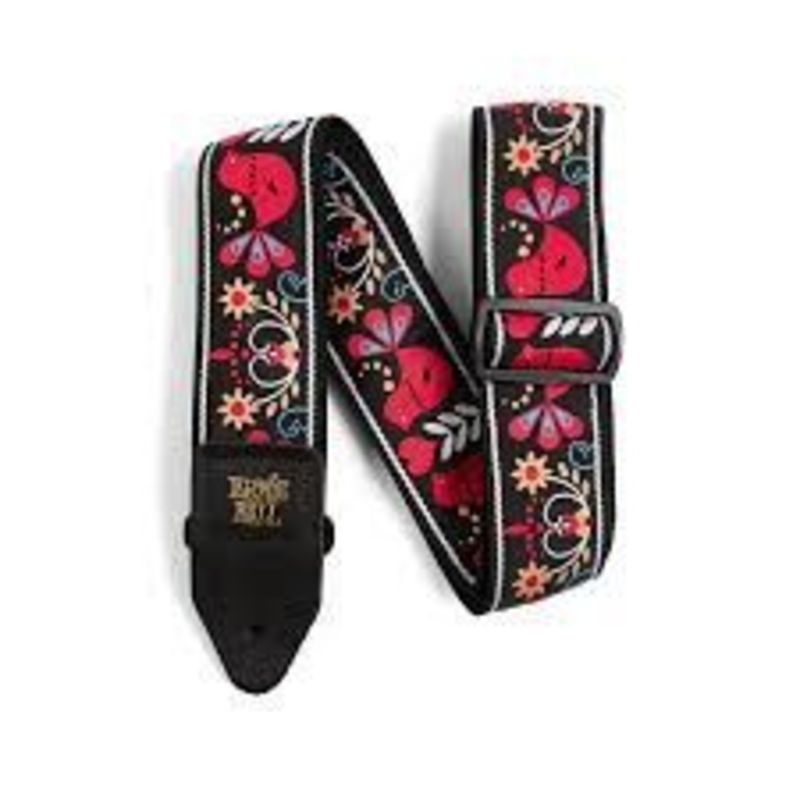 4667-ernie-ball-redbird-rising-jacquard-strap 4667 Ernie Ball Redbird Rising Jacquard Strap