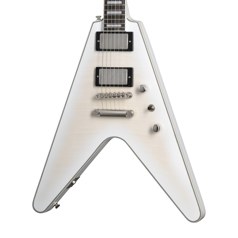 epiphone-flying-v-prophecy-aged-white-tiger-burst-exclusive Epiphone Flying V Prophecy, Aged White Tiger Burst, Exclusive