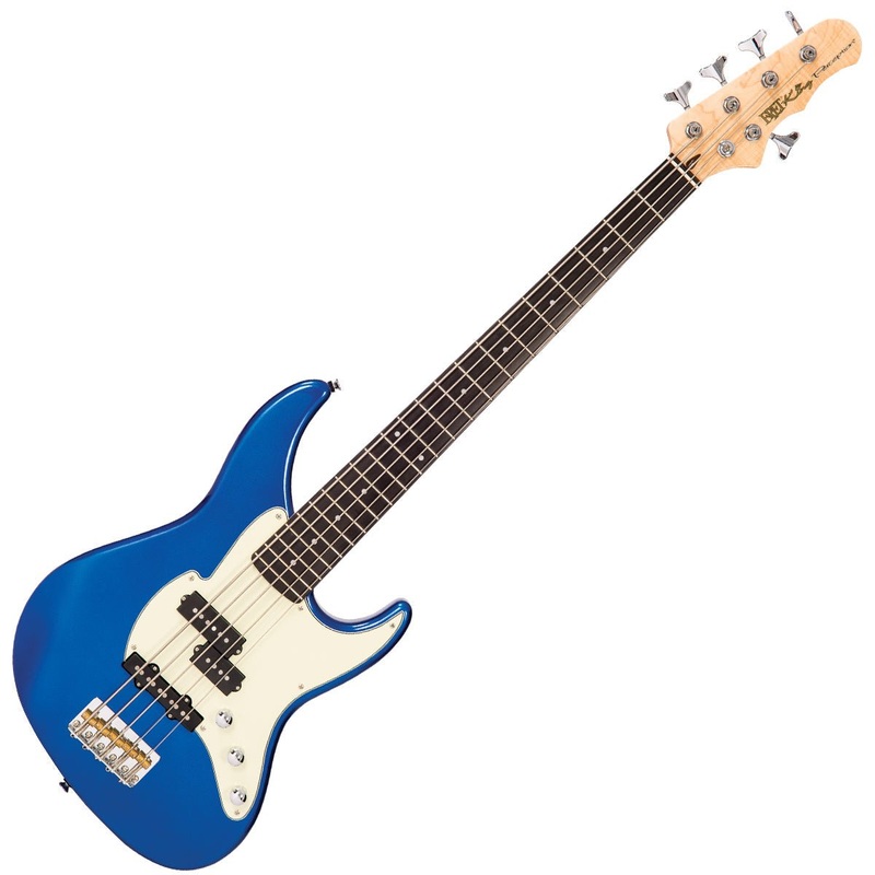 fret-king-black-label-perception-5-string-bass-candy-apple-blue Fret-King Black Label Perception 5-String Bass ~ Candy Apple Blue
