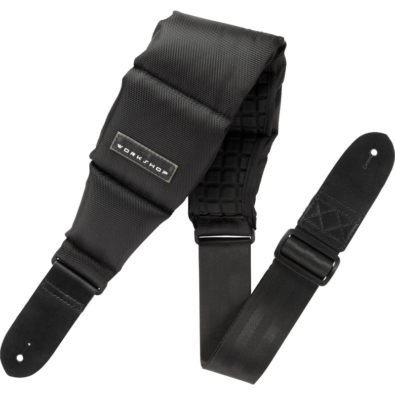 ibanez-bass-workshop-guitar-strap-thick-black-bws900 Ibanez Bass Workshop Guitar Strap - Thick Black (BWS900)