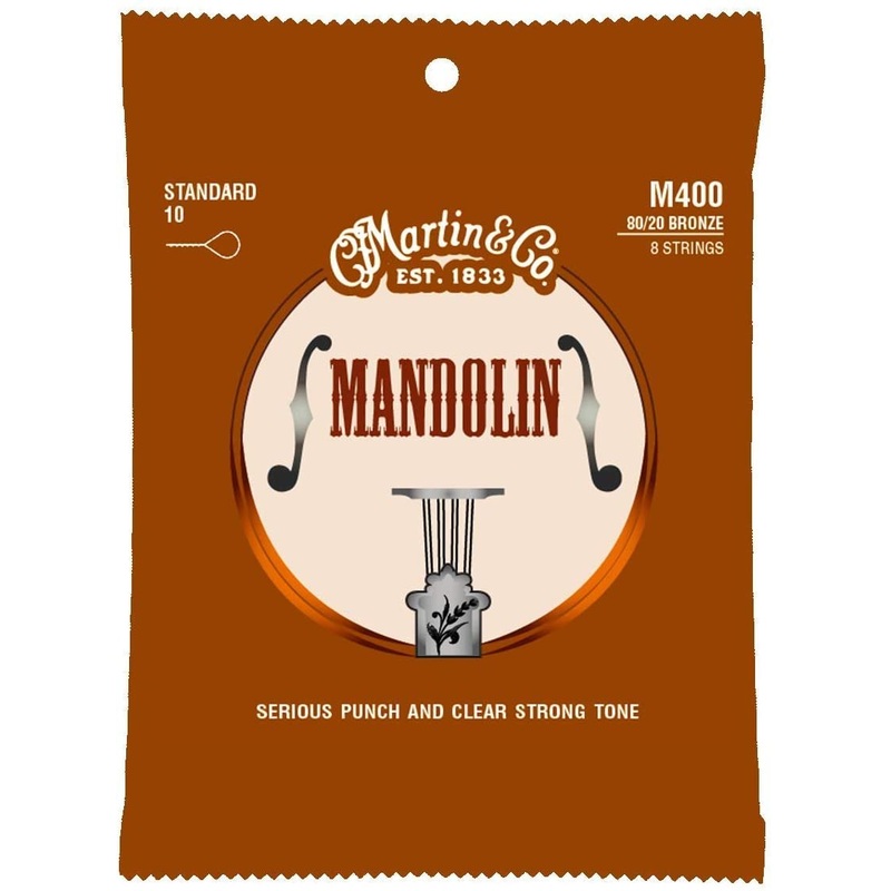 martin-guitar-mandolin-strings-m400-80-20-bronze-standard-gauge-mandolin-strings Martin Guitar Mandolin Strings M400, 80/20 Bronze, Standard-Gauge Mandolin Strings