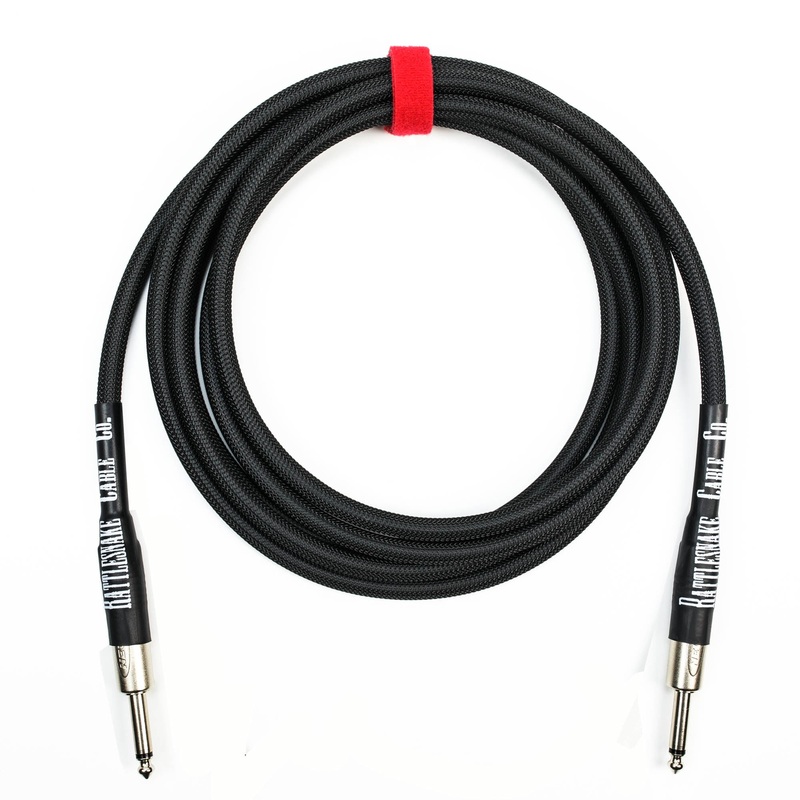 rattlesnake-cable-company-10-black-guitar-cable-straight-plugs Rattlesnake Cable Company 10' Black Guitar Cable - Straight Plugs