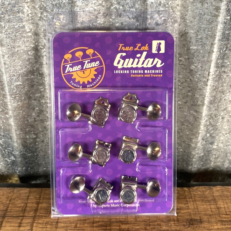 true-lok-tk-7105-001-vintage-style-locking-tuners-6-in-line-nickel True Lok TK-7105-001 Vintage Style Locking Tuners 6 In Line Nickel