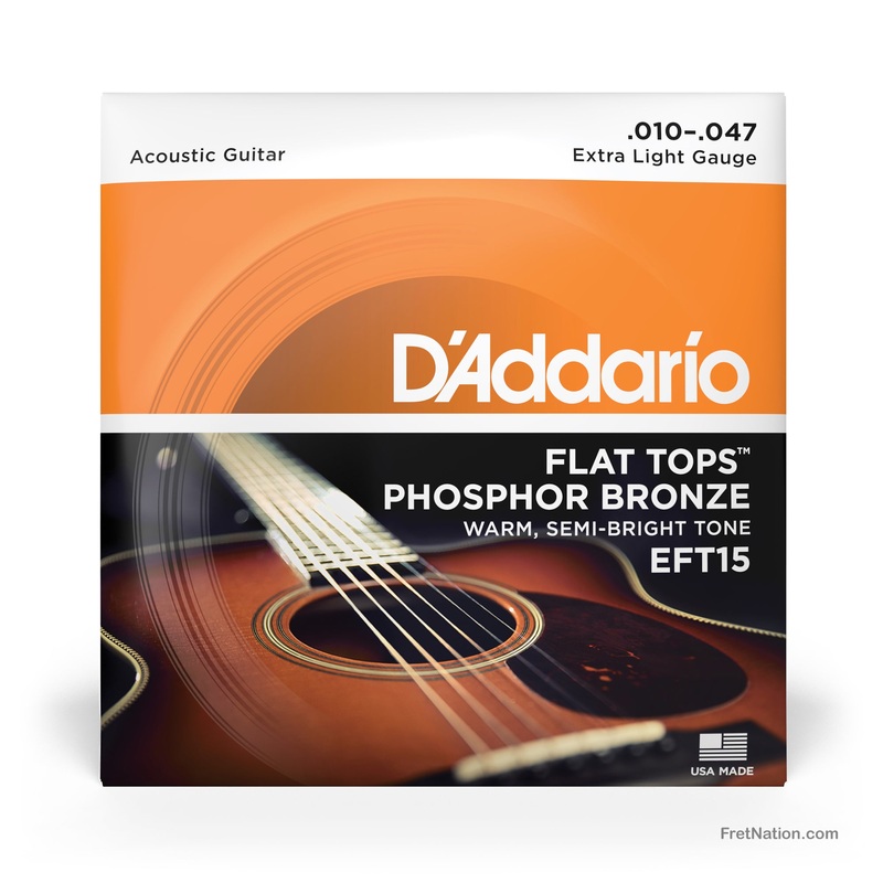 d-addario-flat-tops-phosphor-bronze-acoustic-guitar-strings-6-string-10-47-extra-light-eft15 D'Addario Flat Tops Phosphor Bronze Acoustic Guitar Strings - 6-String 10-47 Extra Light EFT15
