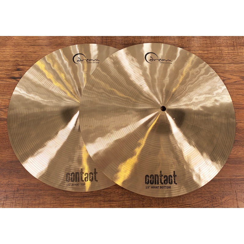 dream-cymbals-c-hh15-contact-series-hand-forged-hammered-15-hi-hat-set-demo Dream Cymbals C-HH15 Contact Series Hand Forged & Hammered 15" Hi Hat Set Demo