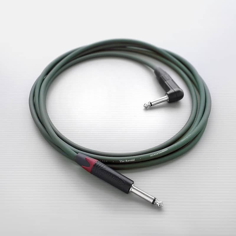evidence-audio-reveal-guitar-cable-15ft-right-angle-to-straight Evidence Audio Reveal Guitar Cable - 15ft: Right Angle to Straight