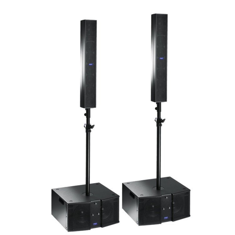 fbt-vt-1000-active-pa-system-2200w-rms-with-cla-604a-and-cla-208sa-black FBT VT 1000 Active PA System - 2200W RMS with CLA 604A and CLA 208SA BLACK
