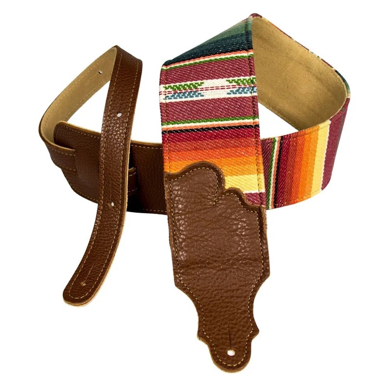 franklin-strap-3-saddle-blanket-guitar-strap-w-suede-backing-caramel-fscl-sb-ca Franklin Strap 3" Saddle Blanket Guitar Strap w/ Suede Backing - Caramel FSCL-SB-CA