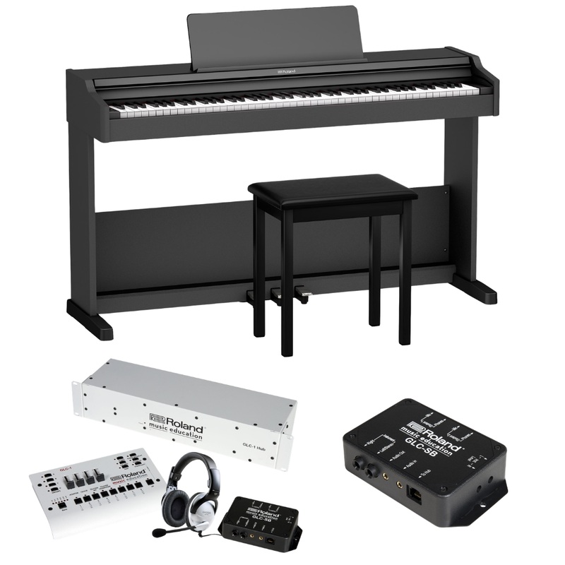 roland-glc-keyboard-lab-for-24-students-and-1-teacher-with-roland-rp-107-digital-pianos Roland GLC Keyboard Lab for 24 Students and 1 Teacher with Roland RP-107 Digital Pianos