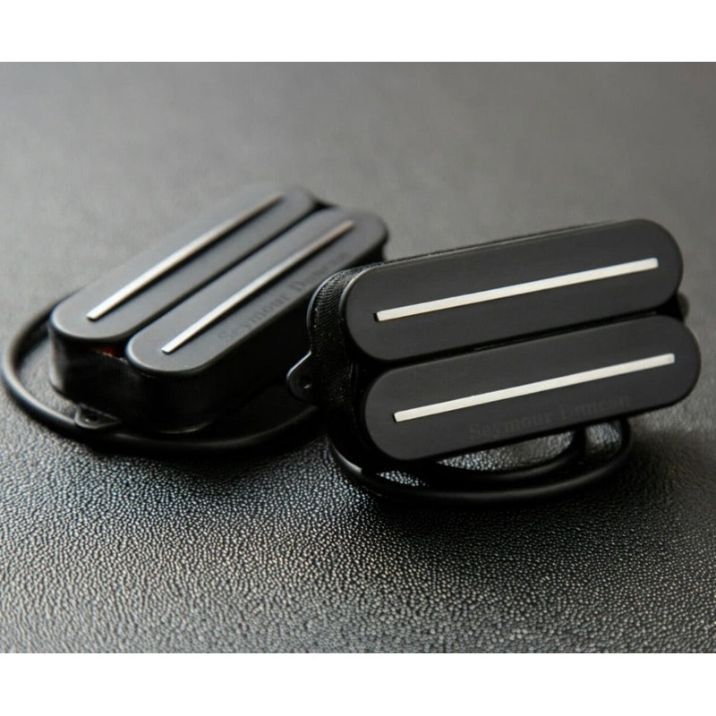 seymour-duncan-hot-rodded-rails-humbucker-set-black Seymour Duncan Hot Rodded Rails Humbucker Set - black