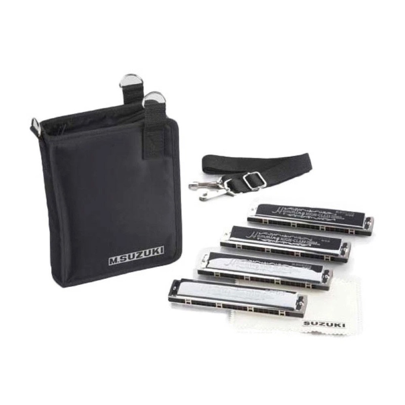 suzuki-humming-high-class-tremolo-harmonica-set-of-4-su-21w-4s Suzuki Humming High-Class tremolo harmonica set of 4 (SU-21W-4S)