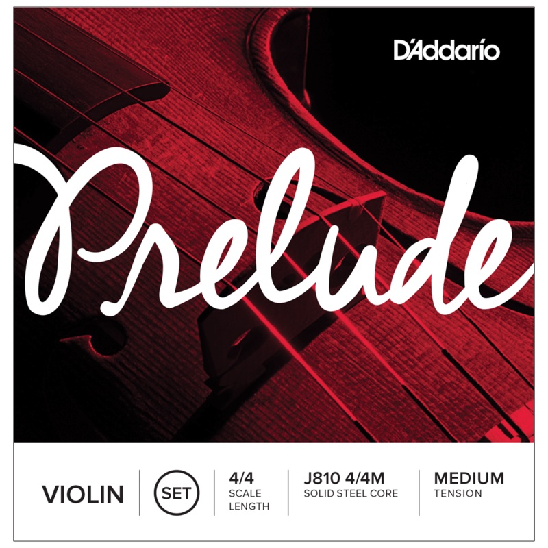 d-addario-prelude-violin-string-set-4-4-scale-medium-tension-j810 D'Addario Prelude Violin String Set, 4/4 Scale, Medium Tension J810