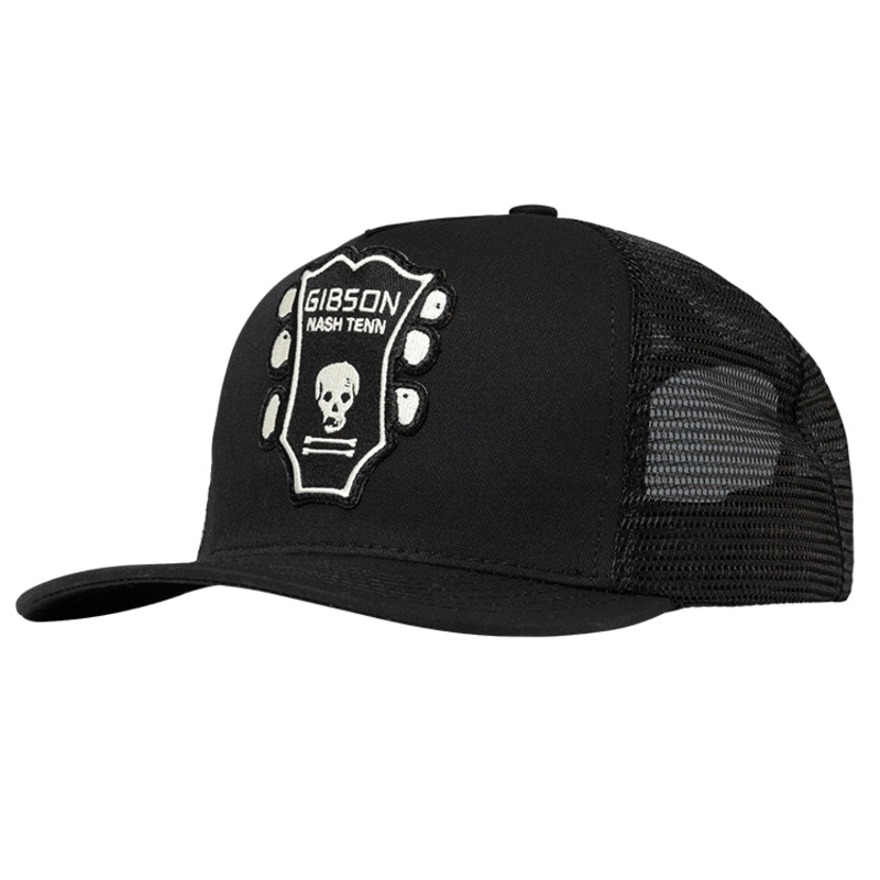 imogene-willie-x-gibson-headstock-trucker-hat imogene + willie x Gibson "Headstock" Trucker Hat