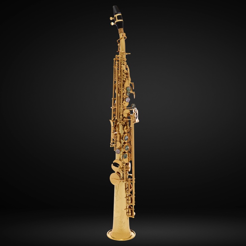 john-packer-jp043g-bb-soprano-saxophone-w-case-gold-lacquer-sold-out John Packer JP043G Bb Soprano Saxophone w/Case, Gold Lacquer (Sold Out)