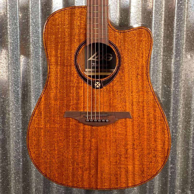 lag-guitars-t98dce-natural-dreadnought-cutaway-acoustic-electric-guitar-2194 LAG Guitars T98DCE Natural Dreadnought Cutaway Acoustic Electric Guitar #2194