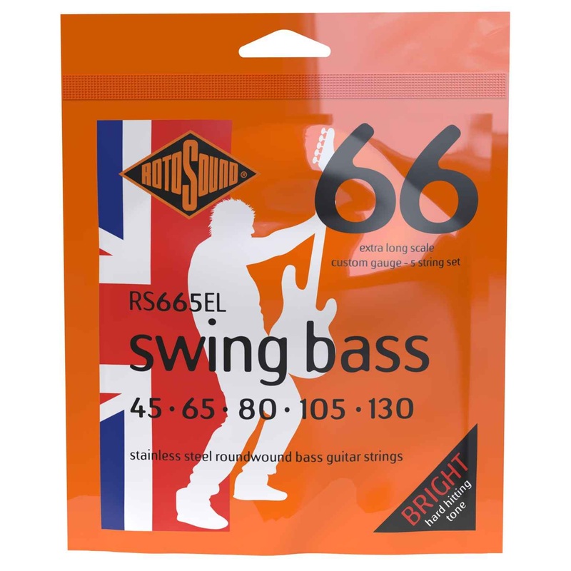 rotosound-swing-bass-66-bass-strings-super-long-5-string-set-45-130-rs665el Rotosound Swing Bass 66 Bass Strings Super Long 5-String Set 45-130 RS665EL