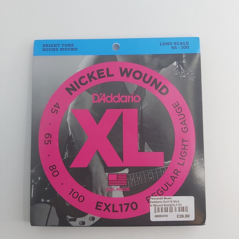 d-addario-exl170-nickel-wound-bass-guitar-strings-light-45-100-long-scale D'Addario EXL170 Nickel Wound Bass Guitar Strings, Light 45-100, Long Scale