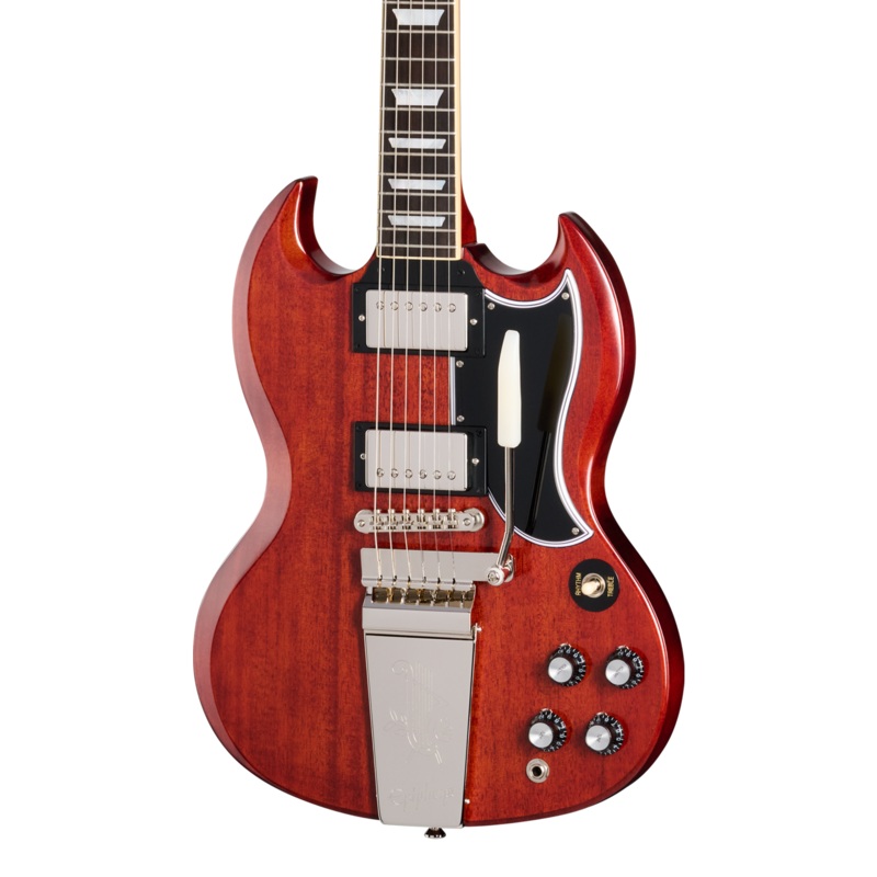epiphone-inspired-by-gibson-custom-1964-sg-standard-with-maestro-vibrola-reissue-cherry-red-w-case Epiphone Inspired by Gibson Custom 1964 SG Standard with Maestro Vibrola Reissue Cherry Red w/case