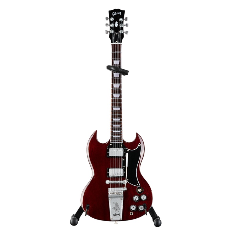 gibson-axe-heaven-64-sg-standard-cherry-1-4-scale-mini-guitar-model Gibson AXE HEAVEN '64 SG Standard Cherry 1:4 Scale Mini Guitar Model