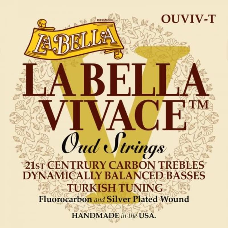la-bella-vivace-ouviv-t-oud-strings-turkish-tuning La Bella Vivace OUVIV-T Oud Strings, Turkish Tuning