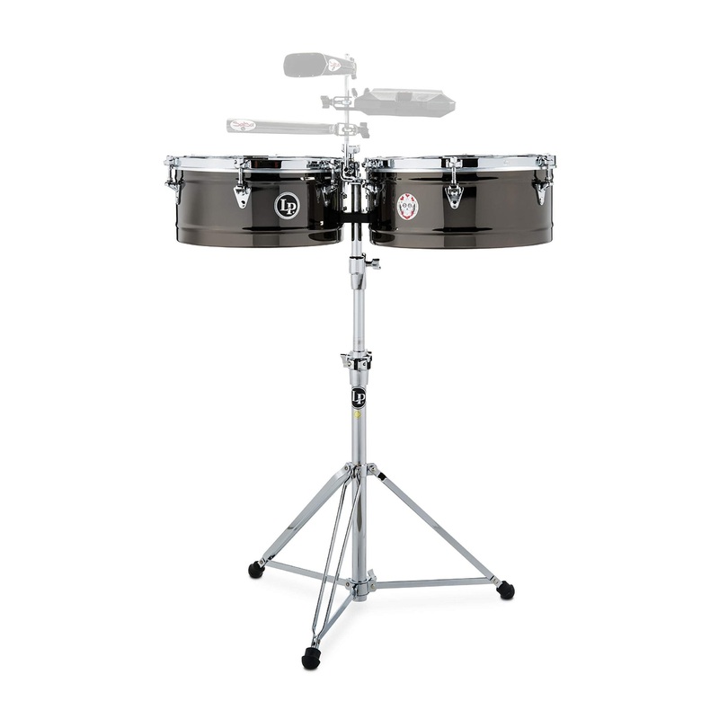 latin-percussion-karl-perazzo-top-tuning-timbales-lp1415-kp-black-nickel Latin Percussion Karl Perazzo Top-Tuning Timbales (LP1415-KP) Black Nickel