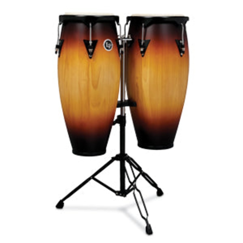 lp-city-series-conga-set-with-stand-10-and-11-inch-vintage-sunburst LP City Series Conga Set with Stand 10 and 11 inch - Vintage Sunburst