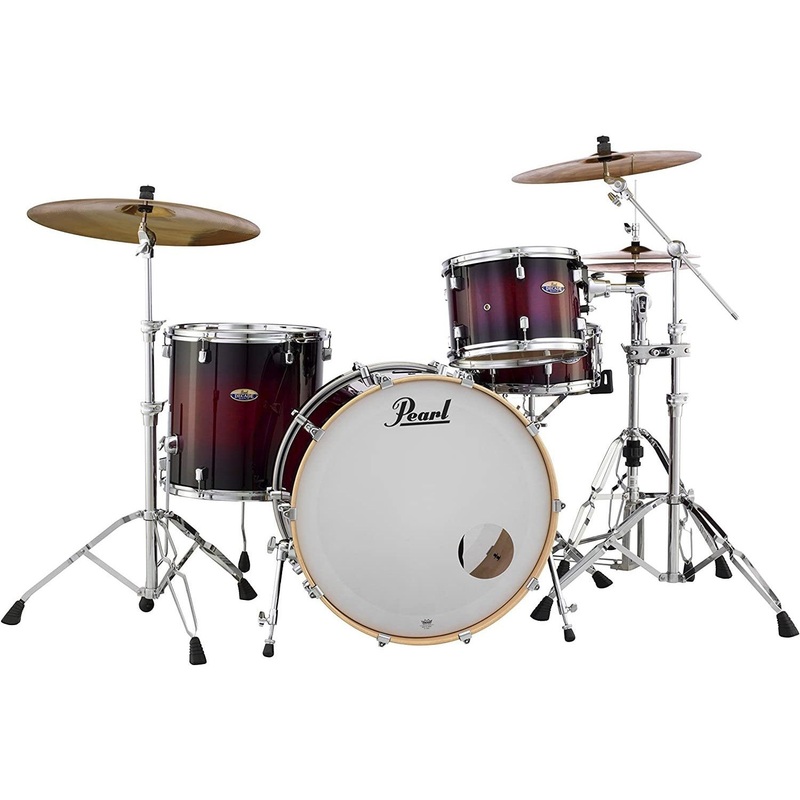 pearl-decade-maple-3-piece-shell-pack-featuring-24-x14-16-x16-13-x9-drums-in-gloss-deep-redburst-dmp943xp-c261 Pearl Decade Maple 3-piece Shell Pack Featuring 24"x14", 16"x16", 13"x9" Drums In Gloss Deep Redburst (DMP943XP/C261)