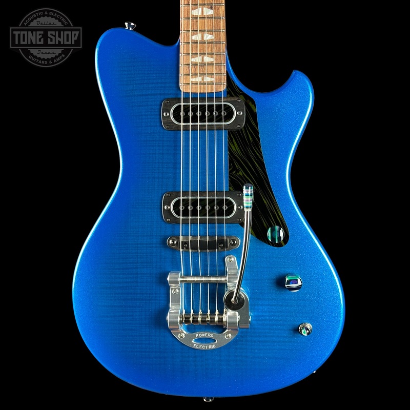 powers-electric-a-type-select-maple-cruise-night-blue-ghost-flame-pf42-firestripe-delrin-cool-camtail-w-bag Powers Electric A-Type Select Maple Cruise Night Blue Ghost Flame PF42 Firestripe Delrin Cool CamTail w/Bag