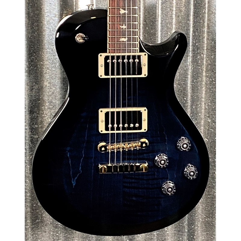 prs-paul-reed-smith-usa-s2-singlecut-mccarty-594-dark-blue-blackburst-guitar-bag-2665 PRS Paul Reed Smith USA S2 Singlecut McCarty 594 Dark Blue Blackburst Guitar & Bag #2665