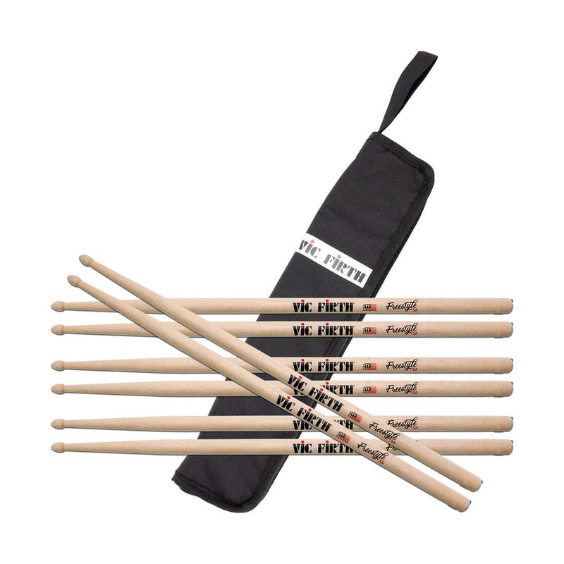 vic-firth-pfs5a-fs5a-bundle-4pr-with-free-essential-stick-bag Vic Firth PFS5A FS5A Bundle 4PR with Free Essential Stick Bag