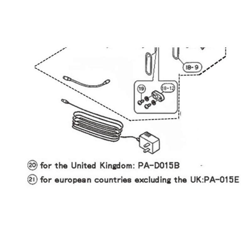 yamaha-pa-d015-adapter-for-yv-2700-vibraphone-vfm42800 Yamaha PA-D015 Adapter for YV-2700 Vibraphone VFM42800