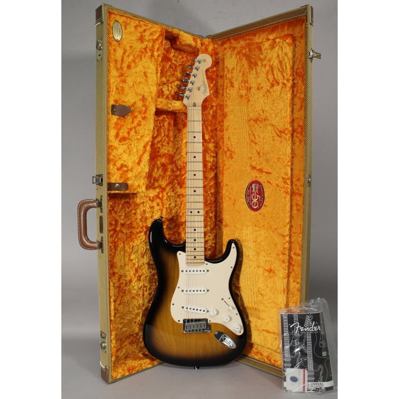 2005-fender-50th-anniversary-american-stratocaster-2-color-sunburst-w-ohsc 2005 Fender 50th Anniversary American Stratocaster 2-Color Sunburst w/OHSC