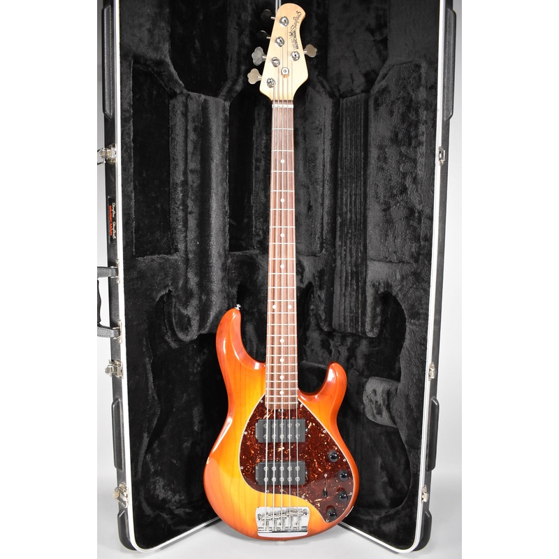 2006-ernie-ball-music-man-stingray-special-5-hh-honey-sunburst-finish-w-ohsc 2006 Ernie Ball Music Man StingRay Special 5 HH | Honey Sunburst Finish W/OHSC