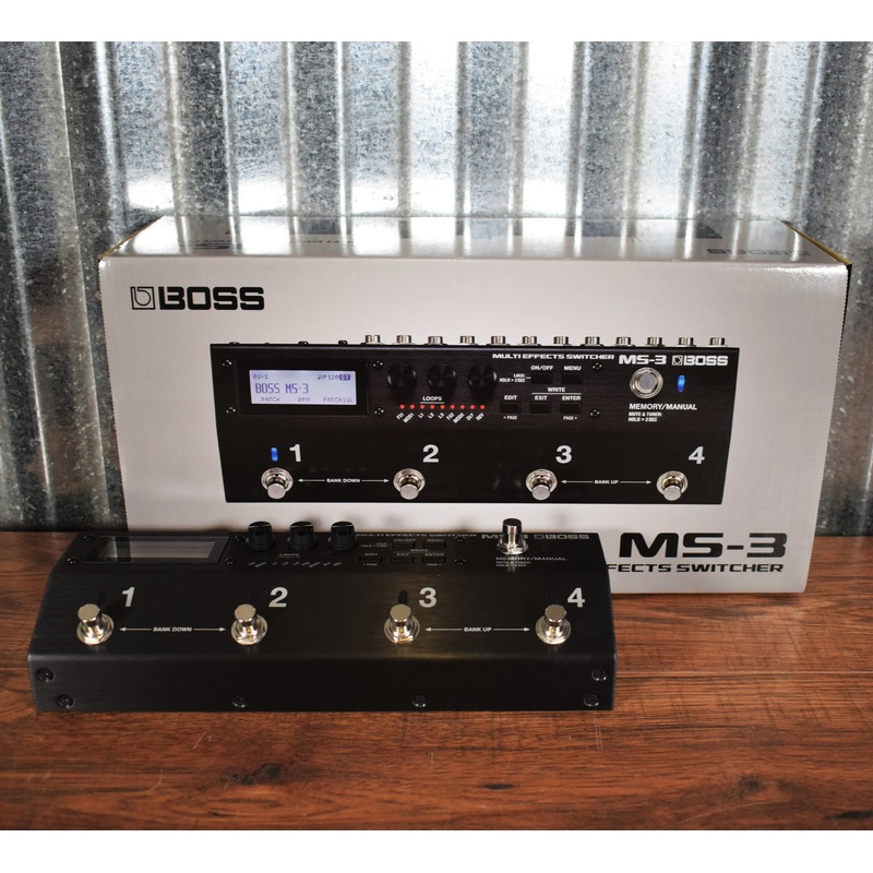 boss-ms-3-guitar-multi-effect-processor-effect-loop-switcher-pedal Boss MS-3 Guitar Multi Effect Processor Effect Loop Switcher Pedal