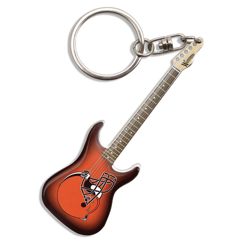 cleveland-browns-electric-guitar-keychain Cleveland Browns Electric Guitar Keychain
