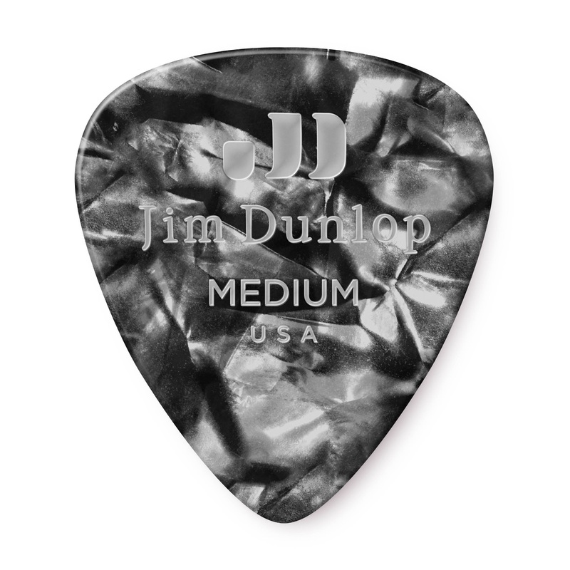 dunlop-celluloid-black-pearloid-guitar-pick-player-s-pack-12-pack-medium-483p02md DUNLOP CELLULOID BLACK PEARLOID GUITAR PICK PLAYER'S PACK 12-PACK MEDIUM - 483P02MD