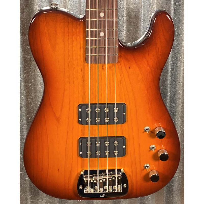 g-l-usa-asat-bass-old-school-tobacco-sunburst-4-string-bass-case-6007 G&L USA ASAT Bass Old School Tobacco Sunburst 4 String Bass & Case #6007