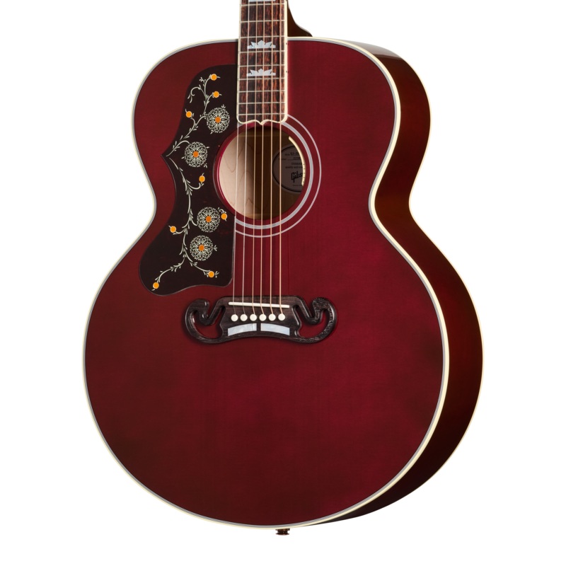 gibson-sj-200-standard-left-handed-wine-red Gibson SJ-200 Standard, Left-Handed, Wine Red