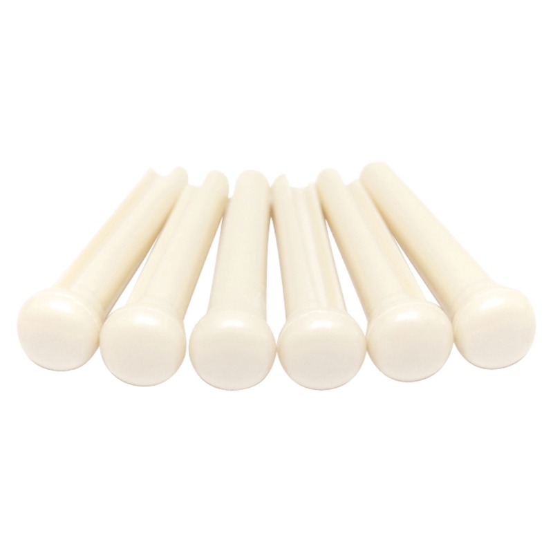 graph-tech-tusq-traditional-style-bridge-pins-white-pp-1100-01 Graph Tech TUSQ Traditional Style Bridge Pins White PP-1100-01