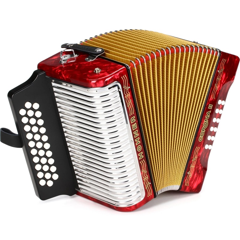 hohner-corona-2-3500-f-b-e-red Hohner Corona 2 3500 F/B/E Red