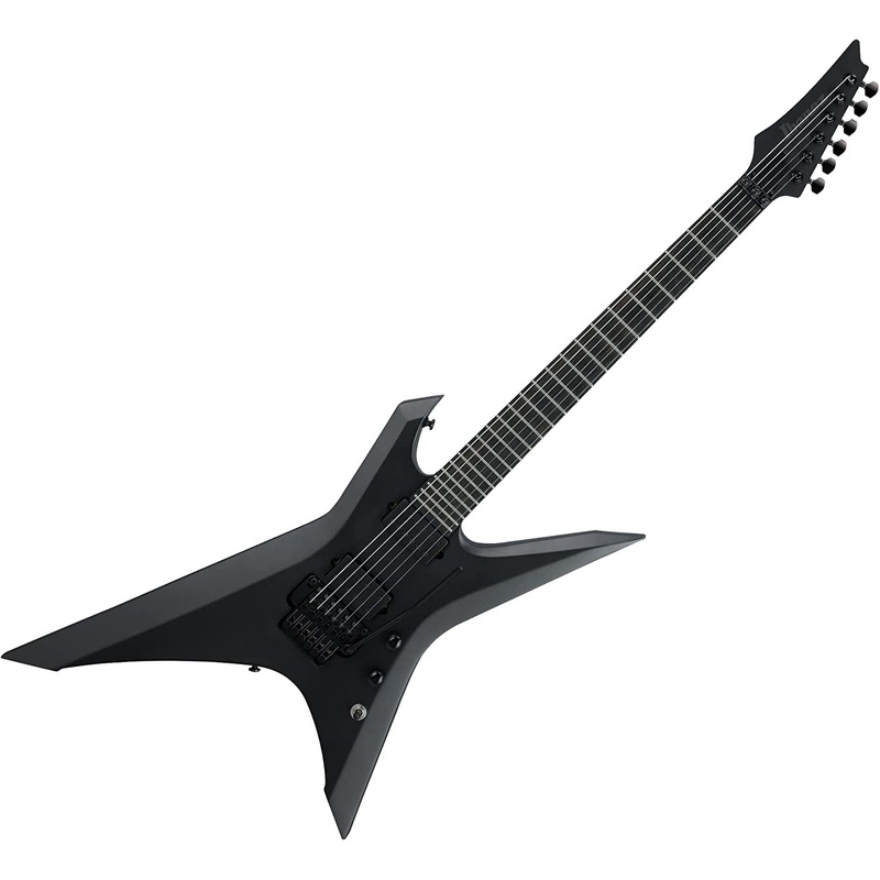 ibanez-iron-label-xiphos-black-flat Ibanez Iron Label Xiphos - Black Flat