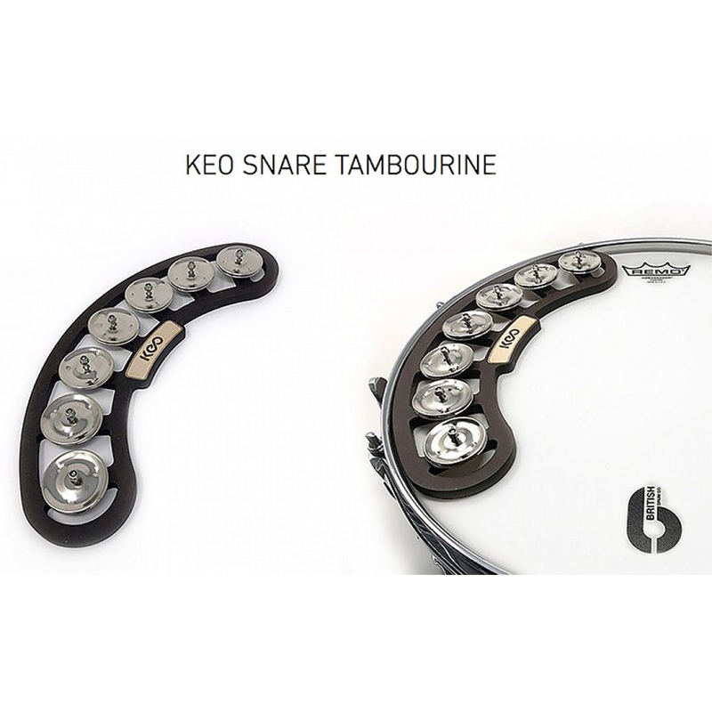 keo-snr-tam-magnetic-snare-tambourine KEO-SNR-TAM Magnetic Snare Tambourine