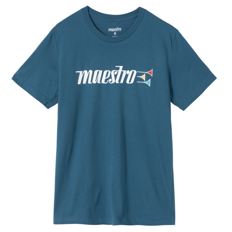 maestro-trumpets-tee-blue Maestro Trumpets Tee Blue