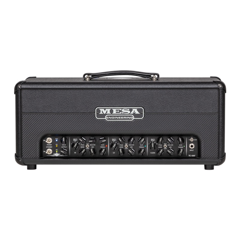 mesa-boogie-triple-crown-100-head-black-bronco-uk Mesa/Boogie Triple Crown 100 Head, Black Bronco, UK