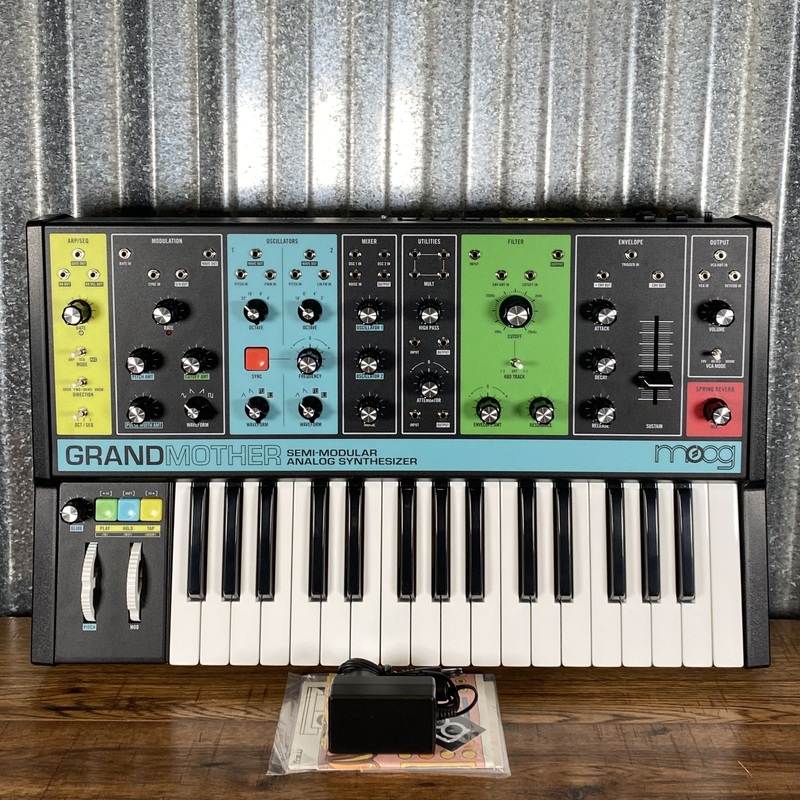 moog-grandmother-32-key-semi-analog-synthesizer-used Moog Grandmother 32 Key Semi Analog Synthesizer Used