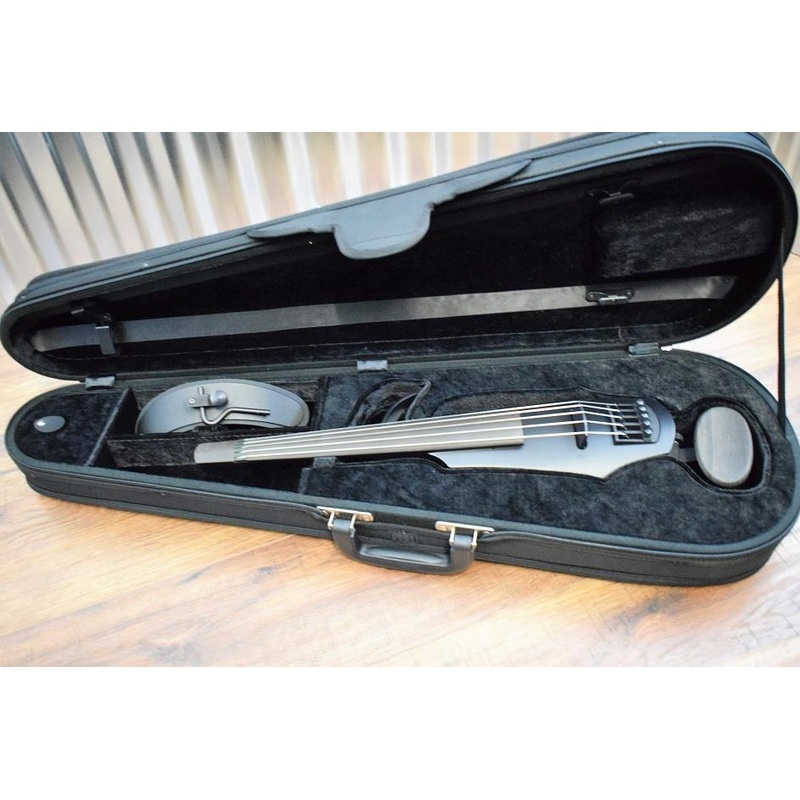 ns-design-nxt-5-string-electric-violin-satin-black-finish-case-4710 NS Design NXT 5 String Electric Violin Satin Black Finish & Case #4710