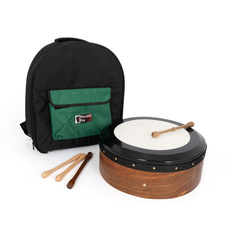 percussion-plus-rosewood-hand-tuneable-bodhran-with-case-and-tippers-16-inch-pp1146 Percussion Plus rosewood hand-tuneable bodhran with case and tippers - 16 inch (PP1146)