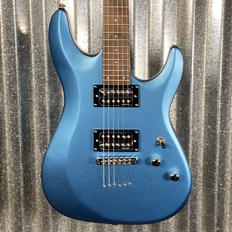 schecter-c-6-deluxe-satin-metallic-light-blue-guitar-used Schecter C-6 Deluxe Satin Metallic Light Blue Guitar Used