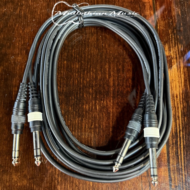 un-branded-dual-1-4-trs-male-to-dual-1-4-trs-male-stereo-audio-cable-10ft Un-Branded - Dual 1/4" TRS Male To Dual 1/4" TRS - Male Stereo Audio Cable - 10FT