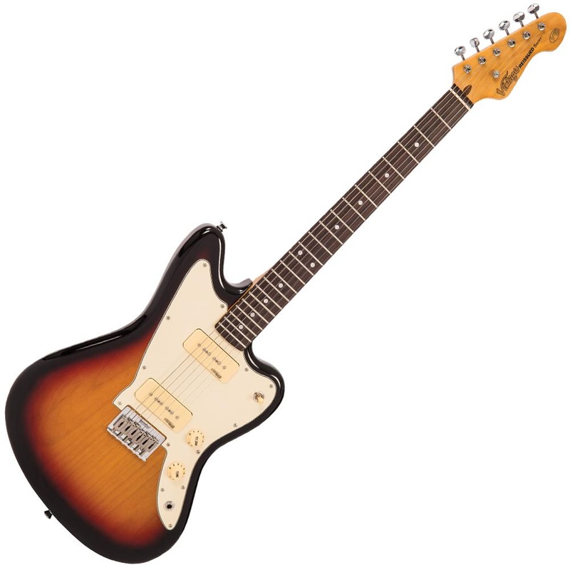 vintage-v65-reissued-hard-tail-electric-guitar-tobacco-sunburst Vintage V65 ReIssued Hard Tail Electric Guitar ~ Tobacco Sunburst